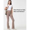 imageYvette Womens High Waist Yoga Leggings Flare Pants for Workout Daily WearGrey