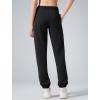 imageYvette Womens Joggers High Waisted Sweatpants Athletic Pants with PocketsBlack
