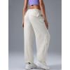 imageYvette Womens Joggers Parachute Pants Athletic Running Quick Dry Sweatpants with PocketsWhite