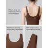 imageYvette Womens Shapewear Jumpsuits Built in Bra Tummy Control Bodycon Bodysuits Yoga Workout Rompers ShortsCoffee