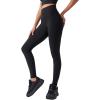 imageYvette Womens Athletic Leggings High Waisted Tummy Control Tights for WomenBlack