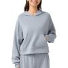 imageYvette Womens Hoodies Sweatshirts Pullover Comfy Long Sleeve Tops with Pockets Winter Fall Fashion Outfits ClothesGrey