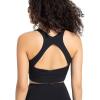 imageYvette Yoga Sports Bras for Women Full Support Open Back Sports Bra Crop Tank with Removable PadsBlack