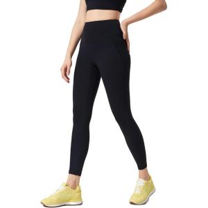 imageYvette Athletic Leggings for Women High Waist Tummy Control Non SeeThrough Workout TightsBlack