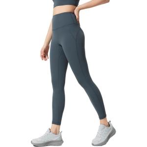 imageYvette Athletic Leggings for Women High Waist Tummy Control Non SeeThrough Workout TightsBlue