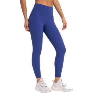 imageYvette Tummy Control Workout Leggings for Women High Waisted Yoga Pants Rib Knit Non SeeThroughRoyal Blue