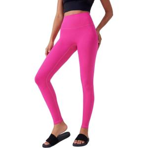 imageYvette Womens Athletic Leggings High Waisted Tummy Control Tights for WomenRed