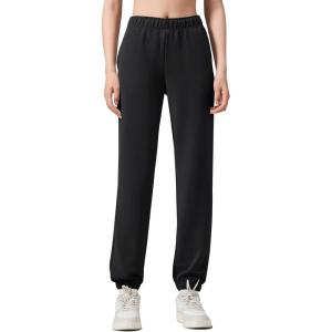 imageYvette Womens Joggers High Waisted Sweatpants Athletic Pants with PocketsBlack