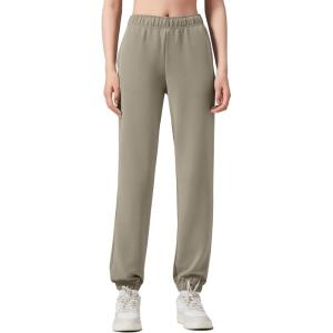 imageYvette Womens Joggers High Waisted Sweatpants Athletic Pants with PocketsOak