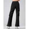 imageYvette Cargo Pants for Women High Waisted Quick Dry Lightweight Hiking Casual Pants with PocketsBlack
