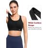imageYvette Running Sports Bras for Women High Support YBack Plus Size Sports Bra High Impact for Large Bust