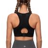 imageYvette Racerback Sports Bras for Women High Support Running Supportive Sports Bra with Sewn in PadsBlack