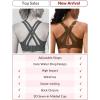 imageYvette Sports Bra High Impact Adjustable Criss Cross Back Full Support for Large Bust No BounceCamel