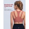 imageYvette Front Closure High Support Sports Bras for Women Double Strpas Plus Size Sports Bra with Sewn in PadsRose Red