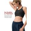 imageYvette Adjustable Front Closure Sports Bras for Women High Support Impact No Bounce Sports Bra Running for Big BreastsBlack