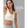 imageYvette Womens Sports Bras High Imapct Adjustable Straps Large Bust Workout Supportive Bras for RunningIvory