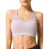 image:imageYvette Plus Size Sports Bras for Women Comfortable Racerback Supporttive Sports Bra Medium Impact WirelessLight Purple