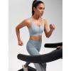 image:imageYvette Front Zipper Sports Bras for Women High Impact Support for Large Breasts Supportive Running Sports Bra Sewnin PadsGrey