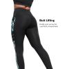 image:imageYvette High Waisted Leggings for Women with Pockets  Tummy Control Yoga Pants Printed Workout Leggings amp Exercise PantsDark Green Printed