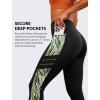 image:imageYvette High Waisted Leggings for Women with Pockets  Tummy Control Yoga Pants Printed Workout Leggings amp Exercise PantsGreen Printed