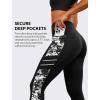 image:imageYvette High Waisted Leggings for Women with Pockets  Tummy Control Yoga Pants Printed Workout Leggings amp Exercise PantsWhite Printed