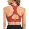 image:imageYvette Sports Bras for Women High Impact Support Racerback Sports Bra Plus Size No Underwire for Running WorkoutOrange Red