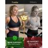 image:imageYvette Sports Bras for Women High Impact Support Sleek VNeck with Adjustable Criss Cross Straps for RunningampWorkoutBlack