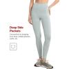 image:imageYvette Yoga Leggings with Pockets for Women 27inch High Waisted Yoga Pants Tummy Control Buttery Soft JacquardGrey
