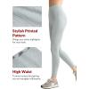 image:imageYvette Yoga Leggings with Pockets for Women 27inch High Waisted Yoga Pants Tummy Control Buttery Soft JacquardGrey
