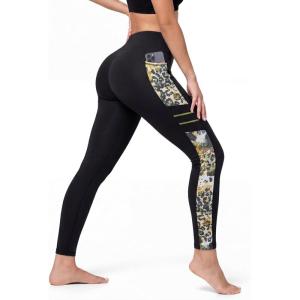 image:imageYvette High Waisted Leggings for Women with Pockets  Tummy Control Yoga Pants Printed Workout Leggings amp Exercise PantsLeopard Printed