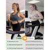 image:imageYvette Sports Bras for Women High Impact Support Front Zipper Running Bra Plus Size No Bounce with Racerback amp Sewn in PadsHaze Blue