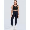 image:imageYvette Front Closure High Support Sports Bras for Women Double Straps Plus Size Sports Bra with Sewn in PadsBlack