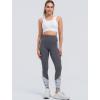 image:imageYvette Front Closure High Support Sports Bras for Women Double Straps Plus Size Sports Bra with Sewn in PadsWhite