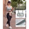 image:imageYvette Front Zip Sports Bra for Women High Support Full Coverage Workout Bra with SewnIn Molded Cups Wide UnderbandGrey