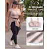image:imageYvette Front Zip Sports Bra for Women High Support Full Coverage Workout Bra with SewnIn Molded Cups Wide UnderbandPink