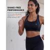image:imageYvette High Impact Sports Bras for Women Sewnin Pads Racerback Workout Bra for Running HIIT Large Breast Support ADDD CupsBlack