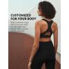 image:imageYvette High Impact Sports Bras for Women Sewnin Pads Racerback Workout Bra for Running HIIT Large Breast Support ADDD CupsBlack