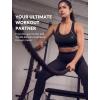 image:imageYvette High Impact Sports Bras for Women Sewnin Pads Racerback Workout Bra for Running HIIT Large Breast Support ADDD CupsBlack