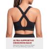 image:imageYvette Nursing Sports Bra for Women High Support Breastfeeding Running Bra Plus Size with Adjustable Straps Padded Plus SizeBlack