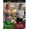 image:imageYvette Sports Bras for Women High Impact Support Sleek VNeck with Adjustable Criss Cross Straps for RunningampWorkoutDark Green