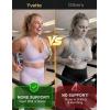 image:imageYvette Sports Bras for Women High Impact Support Sleek VNeck with Adjustable Criss Cross Straps for RunningampWorkoutLight Purple