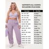 image:imageYvette Sports Bras for Women High Impact Support Sleek VNeck with Adjustable Criss Cross Straps for RunningampWorkoutLight Purple