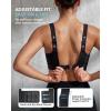 image:imageYvette High Impact Sports Bra for Women Adjustable Workout Soft Support Bra for Running Yoga Pilates Lounge amp GymBlack