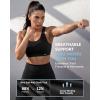 image:imageYvette High Impact Sports Bra for Women Adjustable Workout Soft Support Bra for Running Yoga Pilates Lounge amp GymBlack