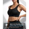 image:imageYvette High Impact Sports Bra for Women Adjustable Workout Soft Support Bra for Running Yoga Pilates Lounge amp GymBlack