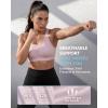 image:imageYvette High Impact Sports Bra for Women Adjustable Workout Soft Support Bra for Running Yoga Pilates Lounge amp GymWater Pink