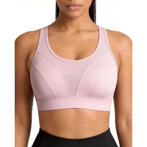 image:imageYvette High Impact Sports Bra for Women Adjustable Workout Soft Support Bra for Running Yoga Pilates Lounge amp GymWater Pink