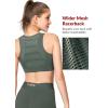 image:imageYvette Front Closure Sports Bras for Women High Support Bust Supportive Sports Bra High Impact for RunningDark Green