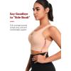 image:imageYvette Front Closure Sports Bras for Women High Support Bust Supportive Sports Bra High Impact for RunningPastel Pink