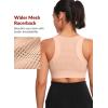 image:imageYvette Front Closure Sports Bras for Women High Support Bust Supportive Sports Bra High Impact for RunningPastel Pink